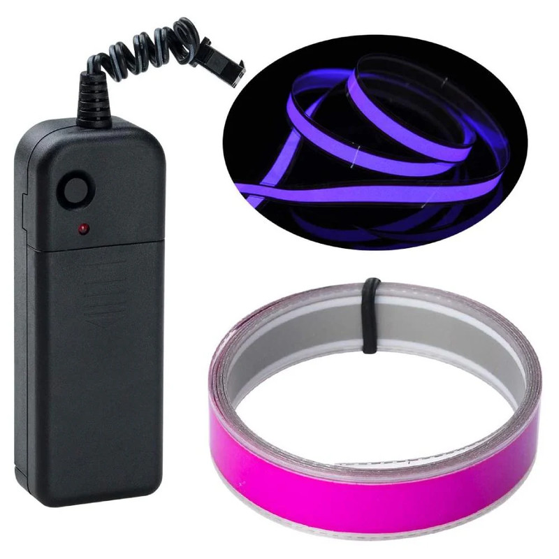 Lychee 1M Neon Glowing Strobing Electroluminescent - Purple - إضاءة